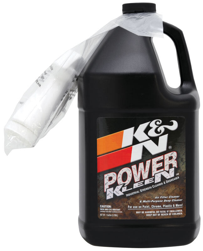 K&N Power Kleen Air Filter Cleaner (1 gallon) - Bull Strap