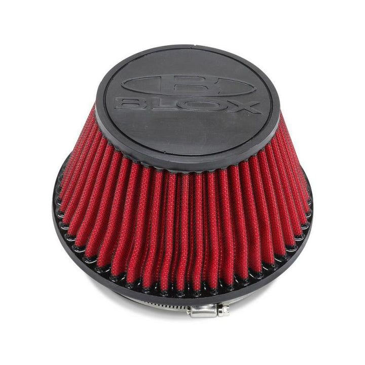 BLOX Racing Shorty Performance 5in Air Filter - Bull Strap