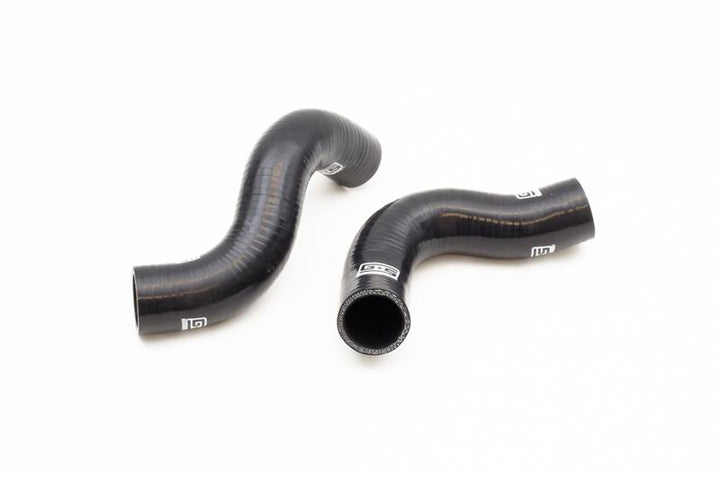 GrimmSpeed 04-08 Subaru Forester XT Radiator Hose Kit - Black - Bull Strap