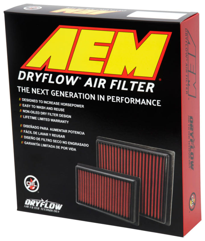 AEM 10-18 Lexus RX350 V6-3.5L F/I DryFlow Air Filter - Bull Strap