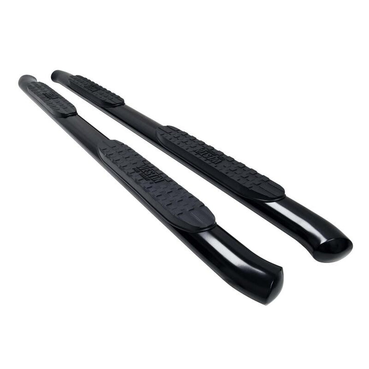 Westin 24-25 Toyota Tacoma Double Cab PRO TRAXX 4 Oval Nerf Step Bars - Black - Bull Strap