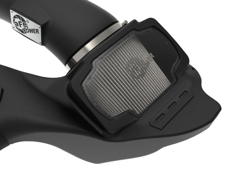 aFe Momentum GT Pro DRY S Cold Air Intake System 2021+ Ford F-150 V-5.0L - Bull Strap
