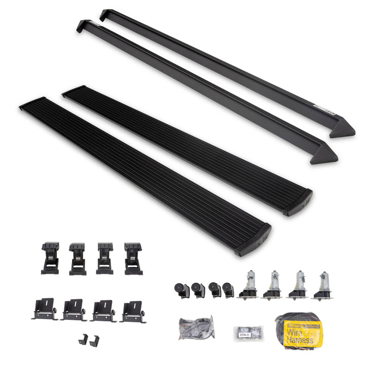 AMP Research 20-24 Jeep JT Gladiator (Launch/Overlnd/Rubicon/Sport/Sport S) PowerStep XL - Black - Bull Strap