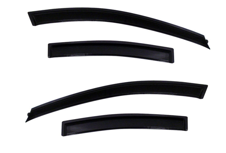 AVS 11-15 Chevy Cruze Ventvisor Outside Mount Window Deflectors 4pc - Smoke - Bull Strap