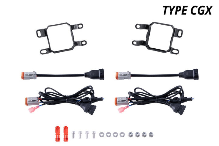 Diode Dynamics SS3 Type X Fog Light Mounting Kit - Bull Strap