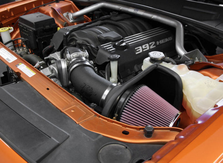 K&N 11-12 Dodge Challenger / 12 Chrysler 300 / 12 Dodge Charger 6.4L V8 AirCharger Perf Intake Kit - Bull Strap