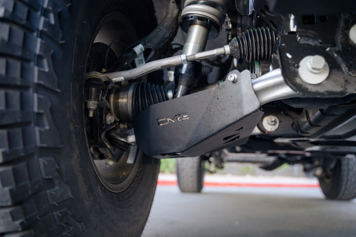 DV8 Offroad 21-22 Ford Bronco Front Lower Control Arm Skid Plate - Bull Strap