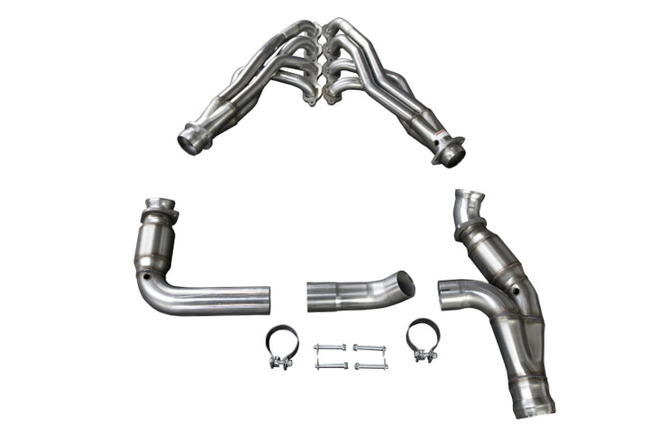 Kooks 19-22 Chevrolet Silverado 1500 6.2L 1-7/8 x 3 Header & Catted Y-Pipe Kit - Bull Strap
