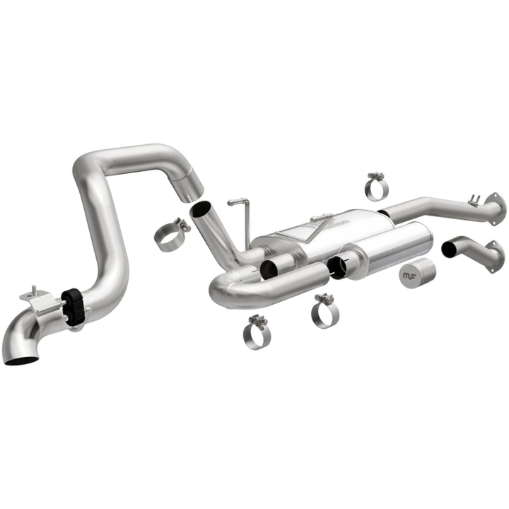 MagnaFlow 98-02 Toyota 4Runner Overland Series Cat Back Performance Exhaust - Bull Strap