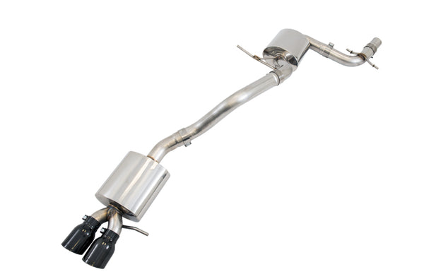 AWE Tuning Mk6 GLI 2.0T - Mk6 Jetta 1.8T Touring Edition Exhaust - Diamond Black Tips - Bull Strap