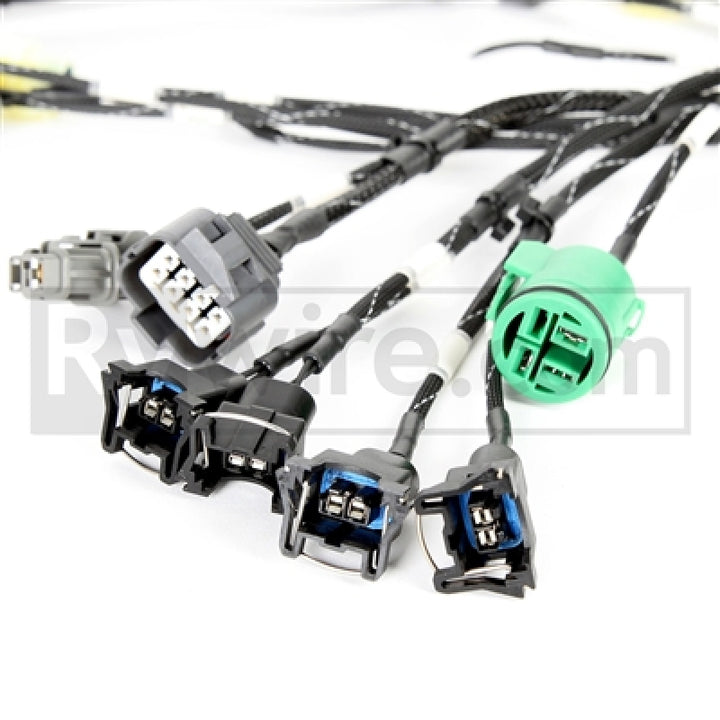 Rywire Honda B-Series OBD1 Tuck Budget Eng Harness w/OBD1 Dist/Inj/Alt/92-95 ECU Plugs (Adapter Req) - Bull Strap