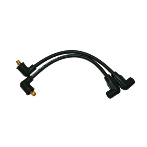 Moroso 82-99 Harley-Davidson FXR Spiral Core Wire Set - Black - Bull Strap