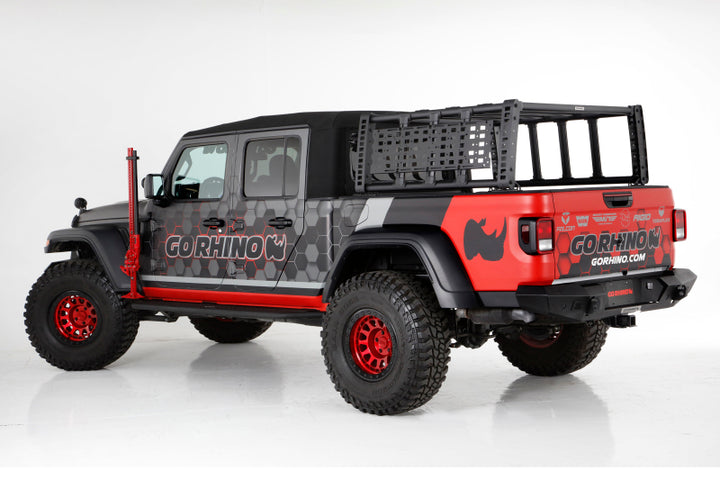 Go Rhino 19-21 Jeep Gladiator XRS Overland Xtreme Rack - Box 2 (Req. gor5950000T-01) - Bull Strap