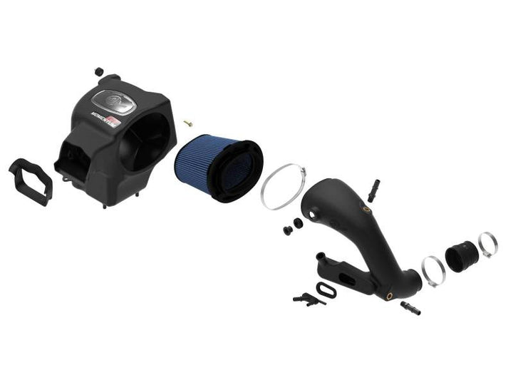 aFe POWER Momentum HD Cold Air Intake System w/ Pro 5R Media 2021+ Ford Bronco 2.3L (t) - Bull Strap