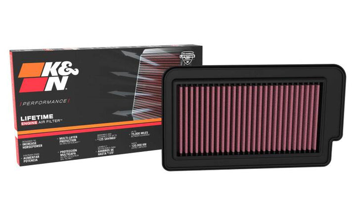 K&N 22-24 Yamaha MT-10 998 / Yamaha MT-10 SP 998 Replacement Air Filter - Bull Strap