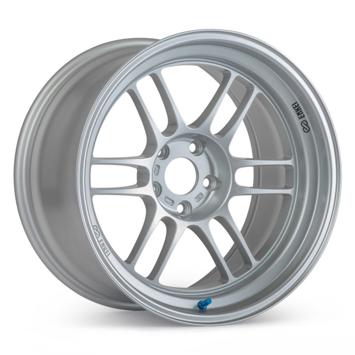 Enkei RPF1RS 18x10.5 5x114.3 10mm Offset 75mm Bore Silver Wheel - Bull Strap