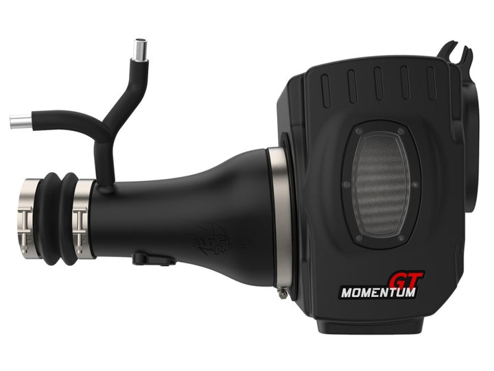 aFe Momentum GT Pro DRY S Cold Air Intake System 17-18 Nissan Titan V8 5.6L - Bull Strap
