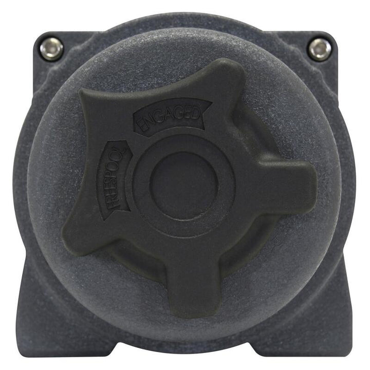 Superwinch 4500 LBS 12V DC 1/4in x 50ft Synthetic Rope Terra 4500SR Winch - Gray Wrinkle - Bull Strap