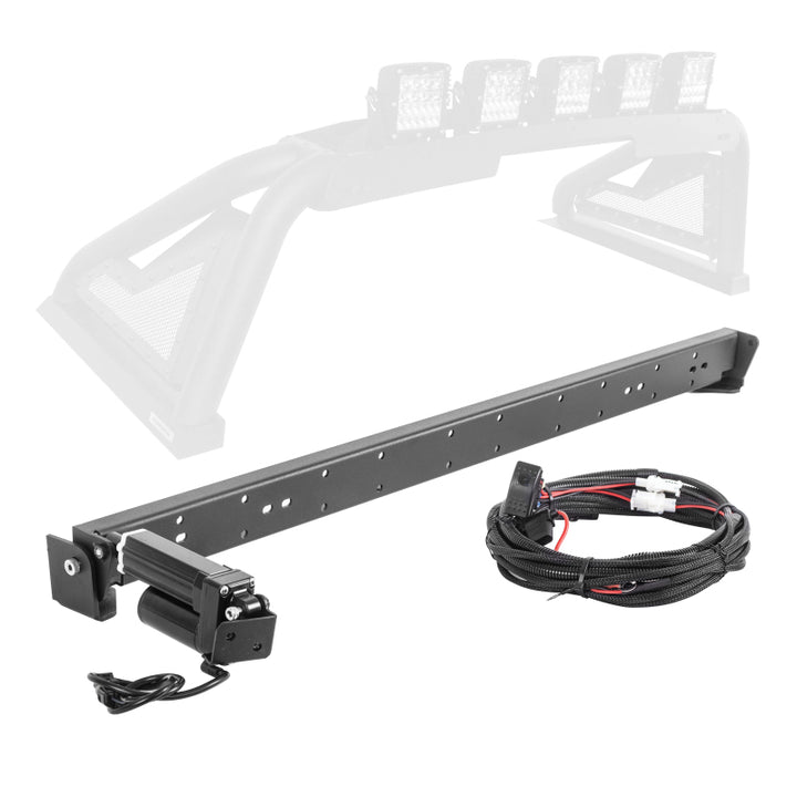 Go Rhino Sport Bar 2.0 (Full Size) - Tex Blk - Bull Strap