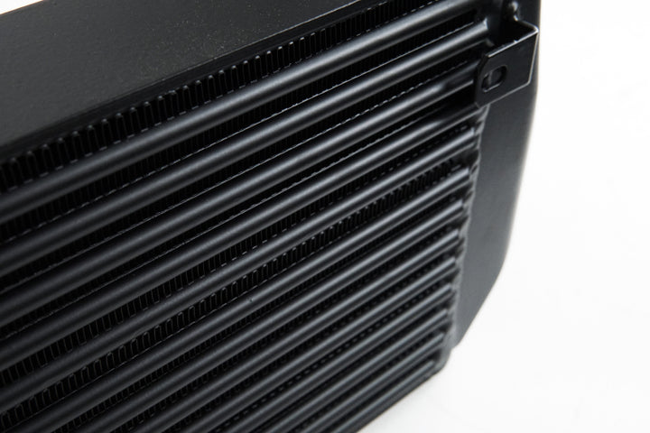 CSF 19-20 Hyundai Veloster N / 17-20 Hyundai i30 N MT Stepped Core Intercooler - Black - Bull Strap