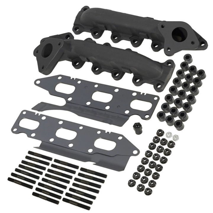 BD Diesel Exhaust Manifold Set - Ford F-150 3.5L Ecoboost 11-16 - Bull Strap