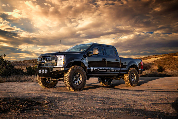 ICON 2008+ Ford F250/F350 Super Duty 2in Rear Leaf Spring Expansion Pack - Bull Strap