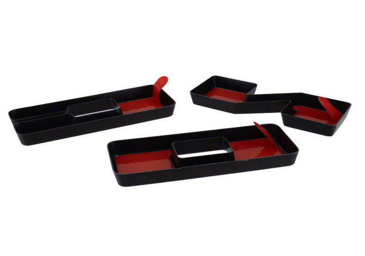 Ford Racing 2021+ Bronco Grille Lettering Overlay Kit - Black - Bull Strap