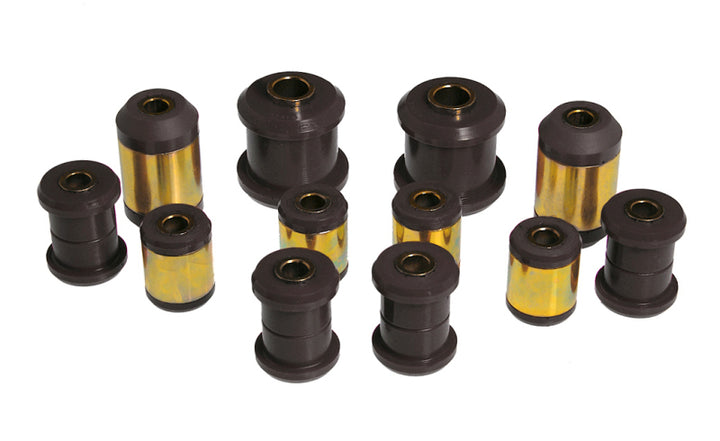 Prothane 00-01 Toyota Celica Rear Control Arm Bushings - Black - Bull Strap