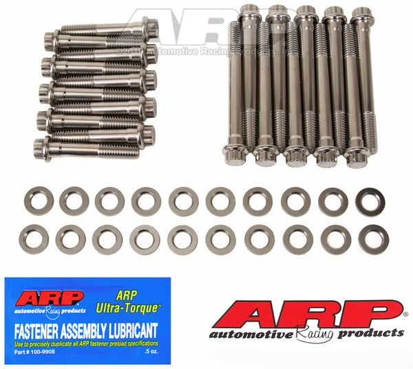 ARP SB Ford 289-302 SS 12pt Head Bolt Kit - Bull Strap