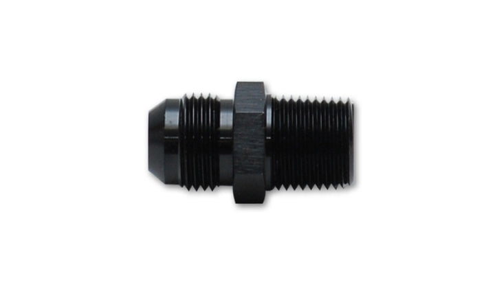 Vibrant -12AN to 3/4in NPT Straight Adapter Fitting - Aluminum - Bull Strap