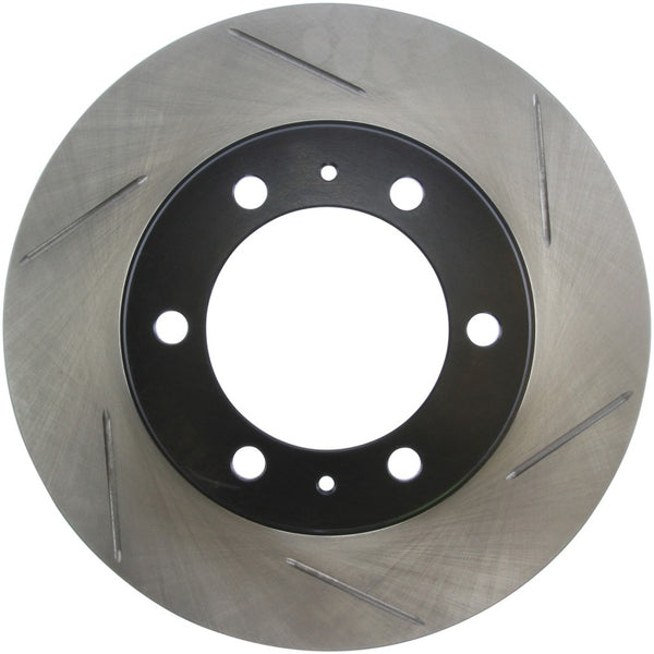 StopTech Power Slot 05-09 Toyota Tacoma/03-09 4 Runner Slotted Left Front Rotor - Bull Strap