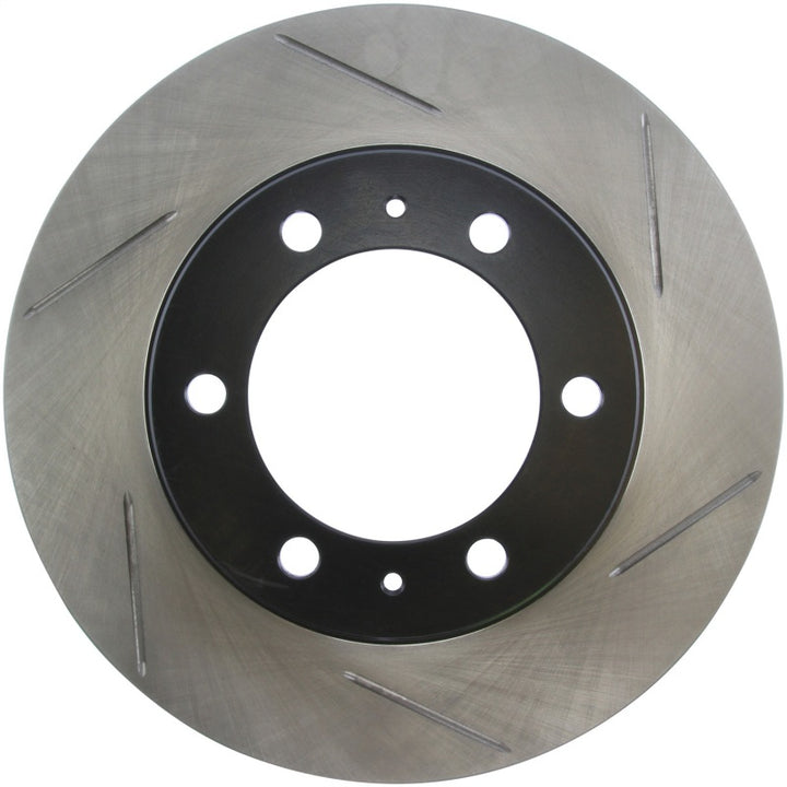 StopTech Power Slot 05-09 Toyota Tacoma/03-09 4 Runner Slotted Left Front Rotor - Bull Strap