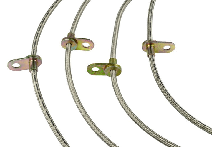 Goodridge 10-15 Chevrolet Camaro Stainless Steel Brake Line Kit - Bull Strap