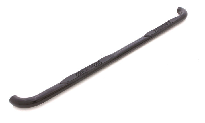 Lund 99-16 Ford F-250 Super Duty SuperCab 3in. Round Bent Steel Nerf Bars - Black - Bull Strap