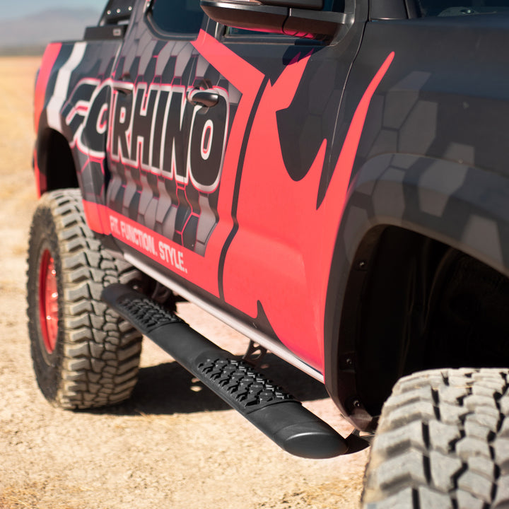Go Rhino 15-21 Ford F-150 Vertex V3 - Sidestep + Brkts - Bull Strap