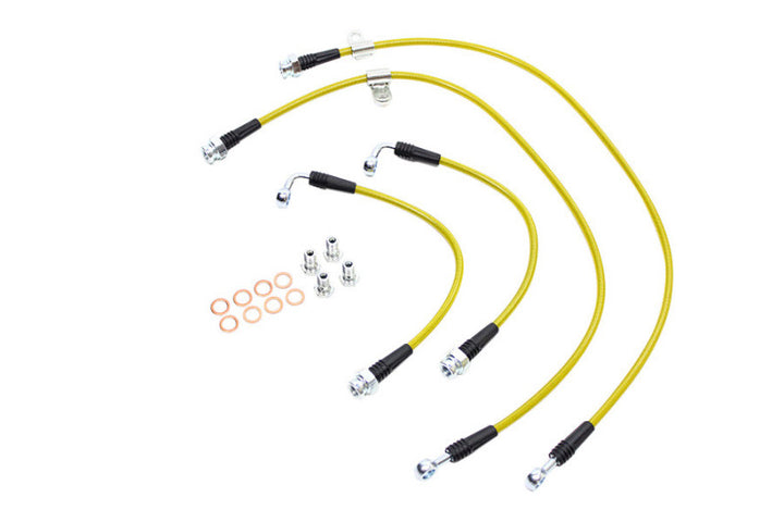 ISR Performance Brake Line Kit - Nissan 350Z (Brembo Brakes) - Bull Strap