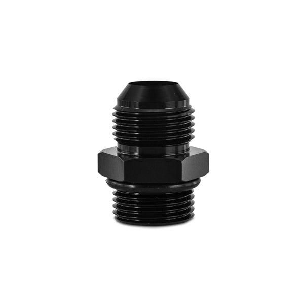 Mishimoto -16ORB to -12AN Aluminum Fitting Black - Bull Strap