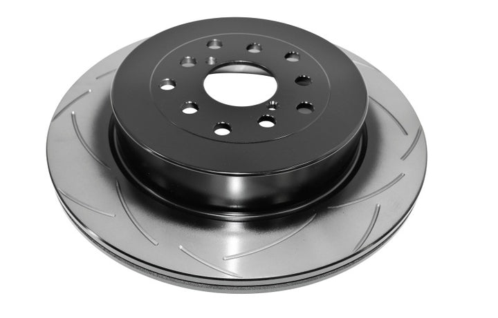 DBA 02-09 Subaru WRX / 02-07 STi 10 Stud Hole Rear Slotted Street Series Rotor - Bull Strap