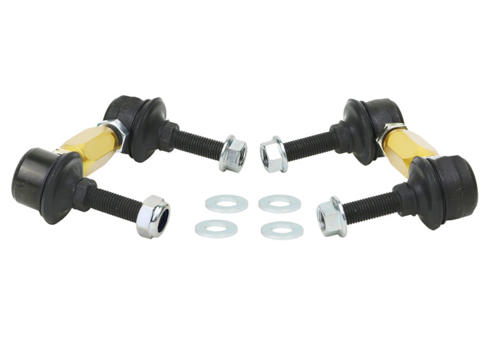 Whiteline Universal Swaybar Link Kit-Heavy Duty Adjustable Ball Joint - Bull Strap