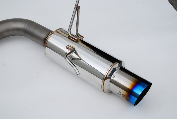 Invidia 15+ Subaru WRX/STi Titanium Tip Bead Blasted Cat-back Exhaust - Bull Strap