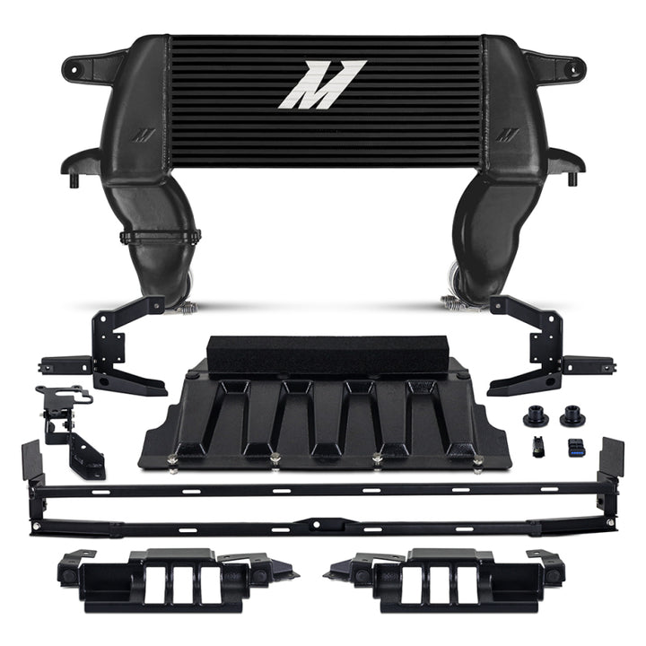 Mishimoto 21+ Ford Bronco High Mount Intercooler Kit - Black - Bull Strap
