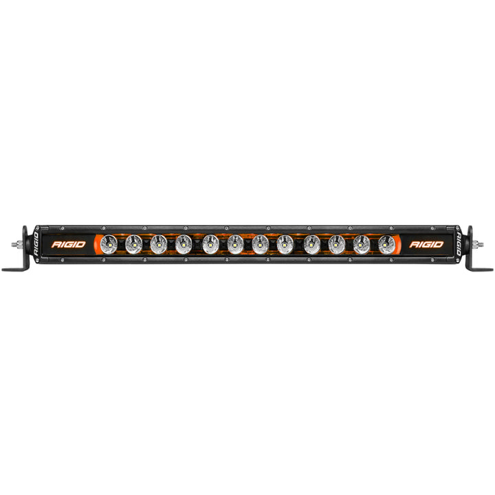Rigid Industries 30in Radiance Plus SR-Series Single Row LED Light Bar with 8 Backlight Options - Bull Strap