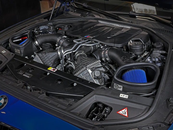 aFe POWER Magnum FORCE Stage-2 Pro 5R Cold Air Intake System 12-19 BMW M5 (F10) / M6 (F12/13) - Bull Strap