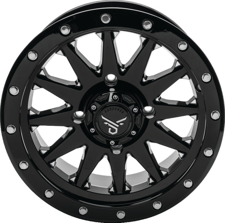 Quadboss Wagon 14X7 4+3 4/156 Milled - Bull Strap