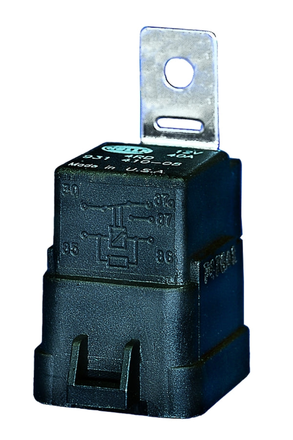 Hella Mini 280 Relay 12V 20/40A SPDT Weatherproof (Qty. 1) - Bull Strap