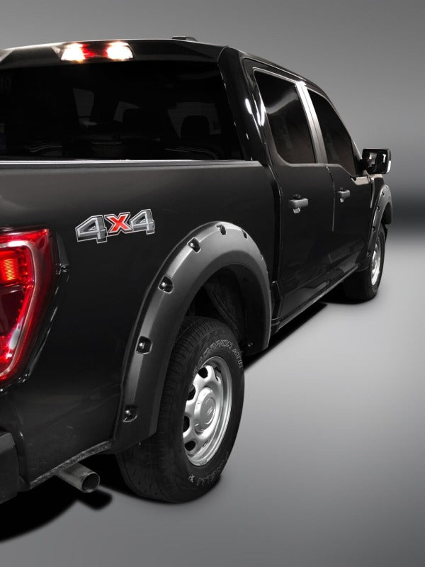 Husky Liners 21-25 Ford F-150 (excl. Lightning) Pocket Style Fender Flares - 4pc - Bull Strap