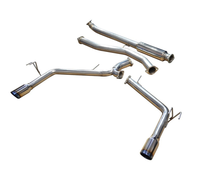 Injen 16-20 Honda Civic 1.5L Turbo 4Cyl (Sedan) 63mm SS Cat-Back Exhaust w/ Dual Burnt Titanium Tips - Bull Strap
