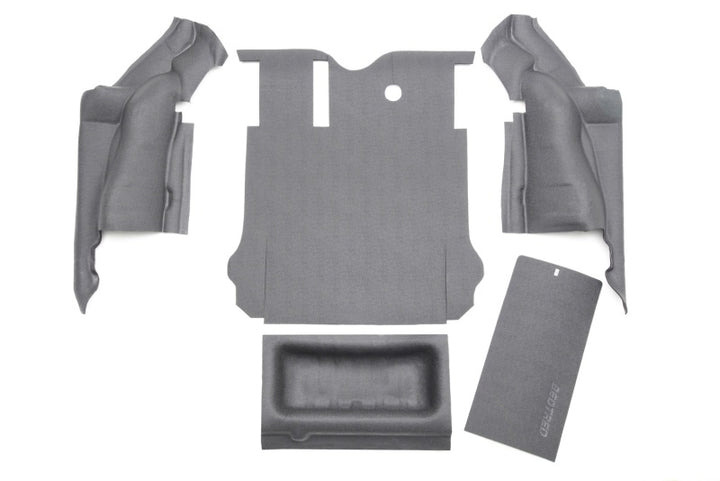 BedRug 11-16 Jeep JK Unlimited 4Dr Rear 5pc BedTred Cargo Kit (Incl Tailgate & Tub Liner) - Bull Strap