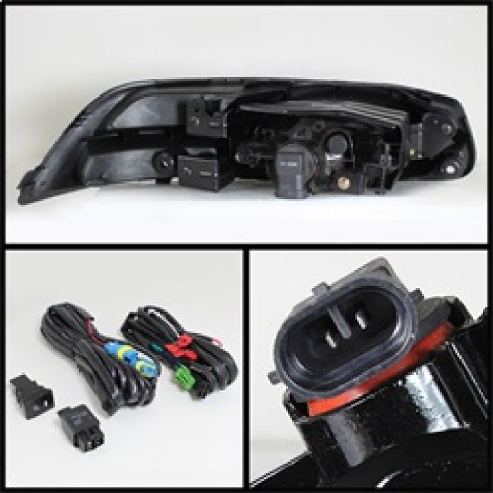 Spyder Honda Civic 2012-2013 2Dr/Coupe OEM Fog Light W/Switch- Clear FL-HC2012-2D-C - Bull Strap
