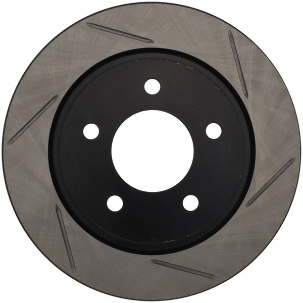 StopTech Power Slot 07-09 Mazdaspeed 3 Slotted Right Rear Rotor - Bull Strap
